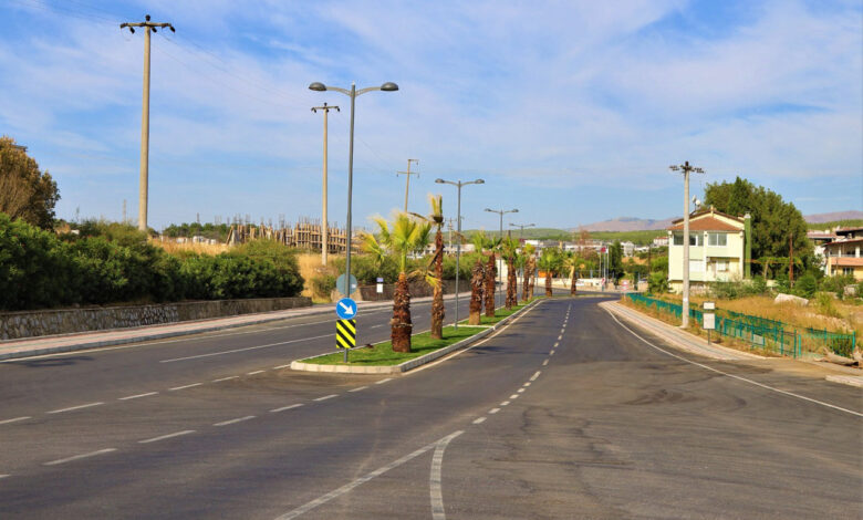 Menderes Görece’nin yolu asfaltlandı
