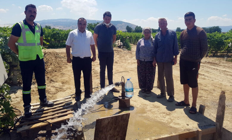 Manisa Sarıgöl’de saniyede 8 litre verimli yeni sondaj