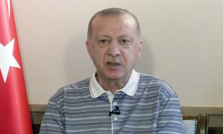 Cumhurbaşkanı Erdoğan, teşkilatıyla bayramlaştı