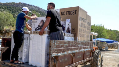 Yangın bölgelerinde Koruma Şirketleri’nden eşya desteği