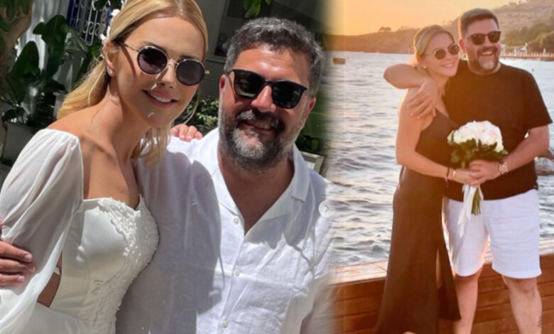 Ece Erken ve Şafak Mahmutyazıcıoğlu evlendi