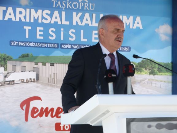 Taşköprü tarımsal kalkınma hamlesi Tesisleri’nin temeli atıldı