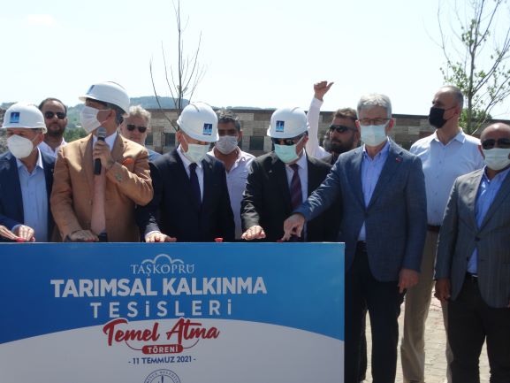 Taşköprü tarımsal kalkınma hamlesi Tesisleri’nin temeli atıldı