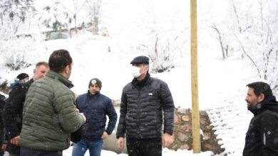 Başkan Kocaman Avluburun'da Kar Mesaisinde