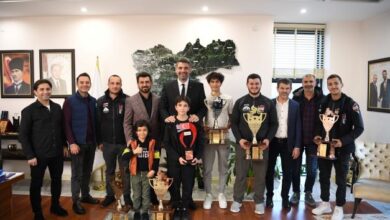 Başkan Kocaman Motosiklet Kulübünü Misafir Etti