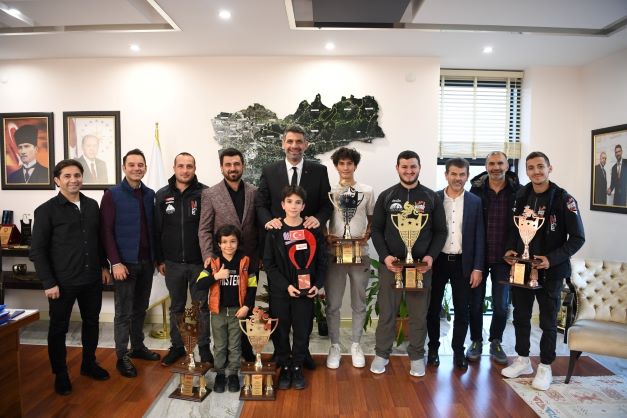 Başkan Kocaman Motosiklet Kulübünü Misafir Etti