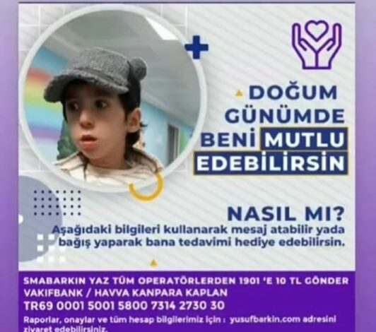 İzmitli SMA hastası Barkın için sanatçılar da seferber oldu