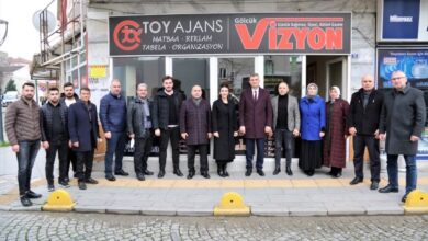 Basın mensupları ziyaret edilerek özel günleri kutlandı