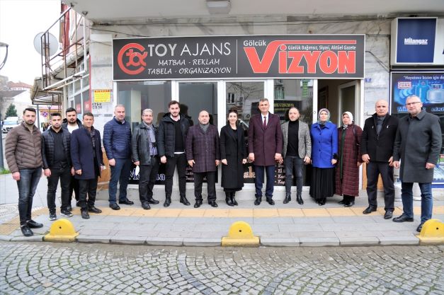 Basın mensupları ziyaret edilerek özel günleri kutlandı