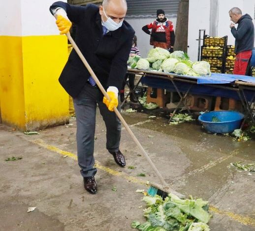Başkan Söğüt, “450 ton pazar atığını dönüştürüyoruz”