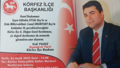 Demokrat Parti Körfez İlçe Kongresine Genel Başkan Gültekin Uysal Geliyor