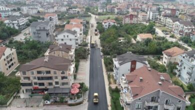 Gölcük Belediyesi, 2021 yılında 43 bin 122 ton asfalt serimi gerçekleştirdi