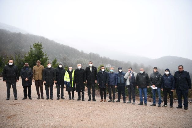 Gündoğdu ve Kocaman Teleferik Projesi Alanını İnceledi