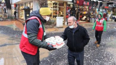 Mobil çorba ikramı vatandaşları mutlu etti