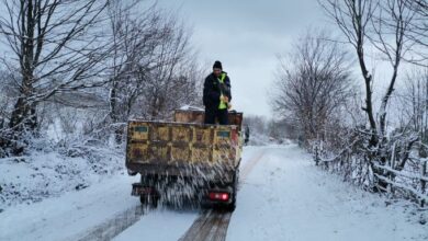 Kartepe Belediyesi Kar Mesaisinde