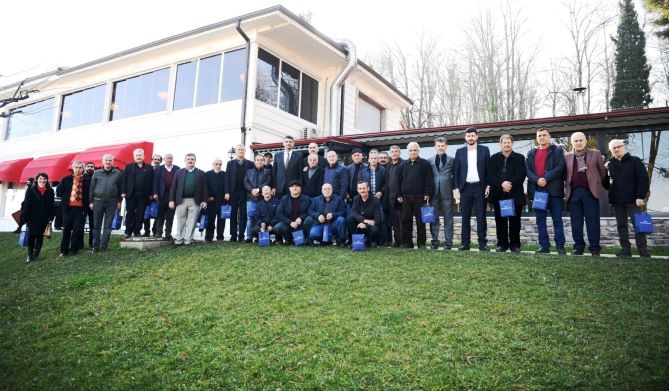 Kocaman, emekli olan personellerine teşekkür etti