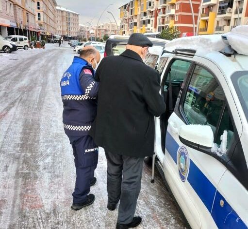 Remzi Amca’nın yardımına zabıta koştu