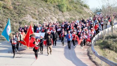 Körfezliler Sarıkamış Şehitleri için yürüdü