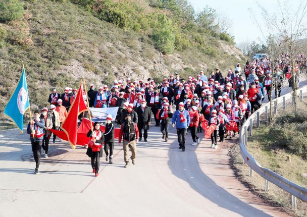 Körfezliler Sarıkamış Şehitleri için yürüdü