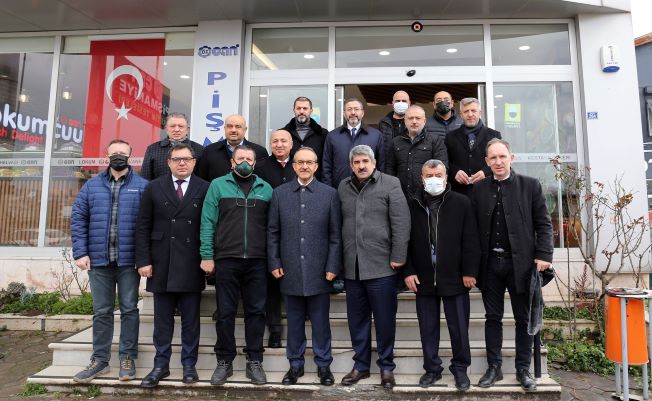 Vali Yavuz ve Başkan Bulut’tan Sanayi Sitesi esnafına ziyaret