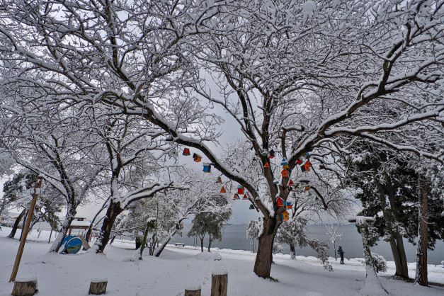 Kocaeli karda bir başka güzel