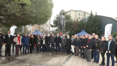 Yahya Kaptan Anıtının Başında Anıldı