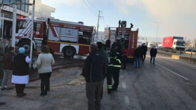 imalathanede çıkan yangına kısa sürede müdahale