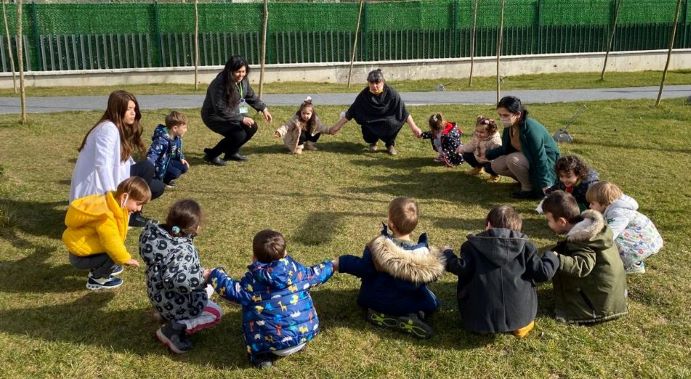 Çınar Çocuk Evi ’nde minikler doğayı doğada öğreniyor