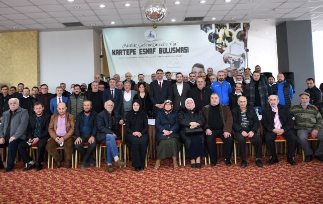 Kocaman, kahveci esnafıyla bir araya geldi