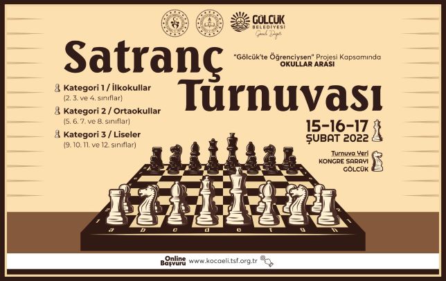 Gölcüklü Öğrenciler Satranç Turnuvasında Boy Gösterecek