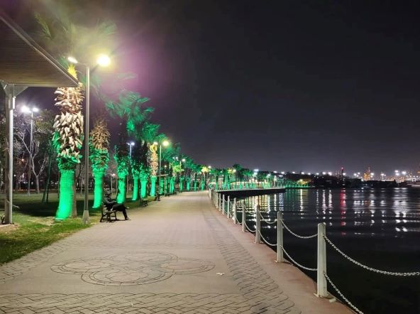 Yarımca sahili ışıl ışıl oldu