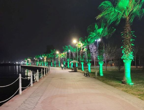 Yarımca sahili ışıl ışıl oldu