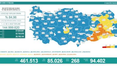 güncel vaka ve vefat sayısı