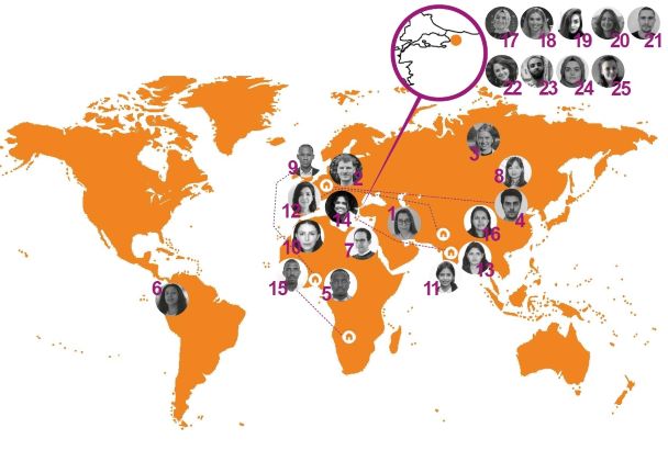 14 farklı ülkeden genç plancı ve mimar 