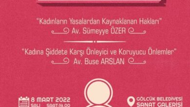 8 Mart'ta Gölcüklü kadınlar panel ve fotoğraf sergisinde buluşacak