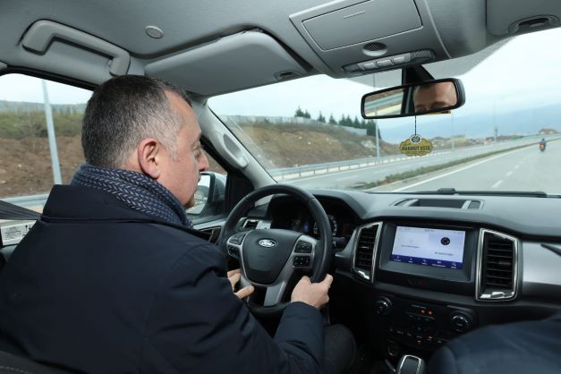 Başkan Büyükakın, İlimtepe 1. Etabı kendi kullandığı araçla test etti