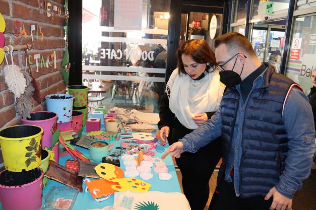 El emeği ürünler, Down Kafe’de görücüye çıktı