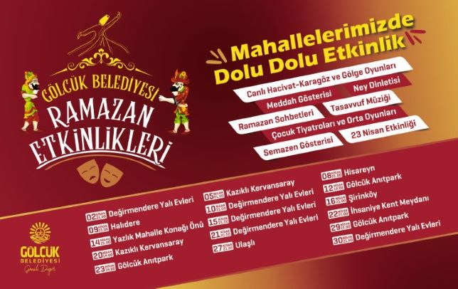 Gölcüklüler Ramazan Ayını Dolu Dolu Yaşayacak