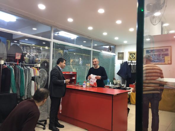 İzmit Belediyesi koordinatörleri Fethiye esnafını dinledi