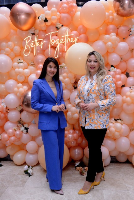 Kadın çalışanlar kahvaltıda buluştu