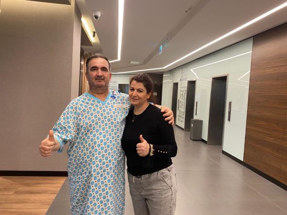 Kalp nakli beklerken Türkiye’de sağlığına kavuştu