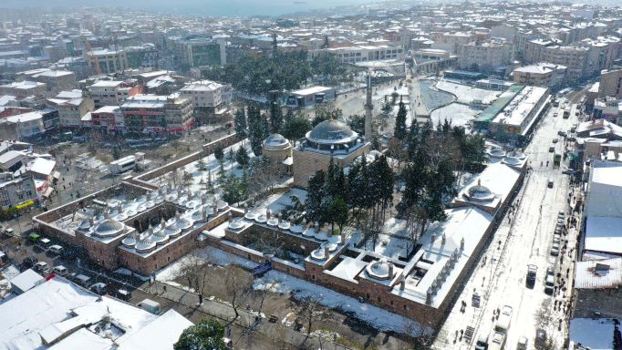 Kocaeli’den kartpostallık kar manzaraları