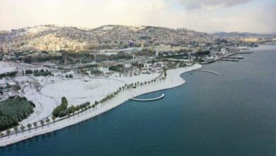 Kocaeli’den kartpostallık kar manzaraları