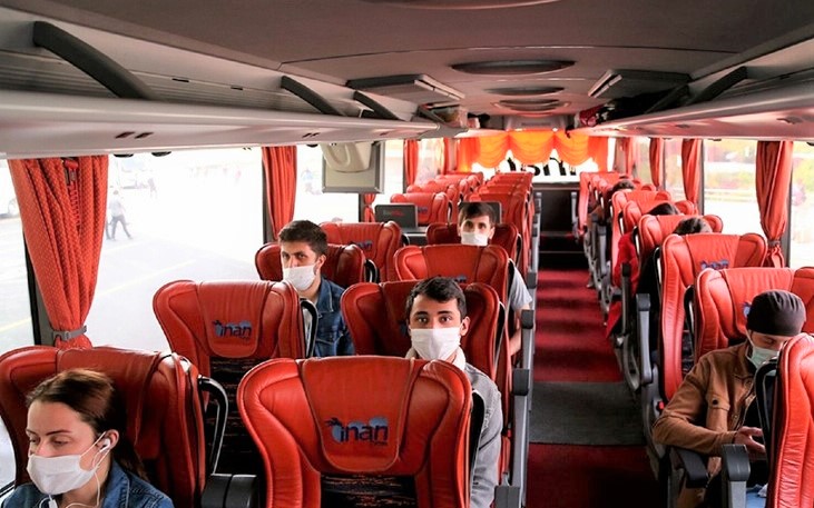 Şehirler arası Seyahatlerde Maske Kullanmaya Devam Ediyoruz