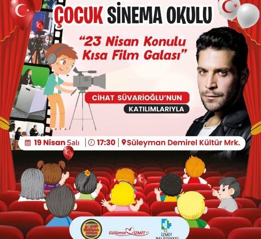Çocuk Sinema Okulu 19 Nisan’da gala yapıyor