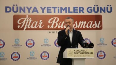 Başkan Büyükakın, yetim çocuklar ve yakınlarıyla iftarda buluştu