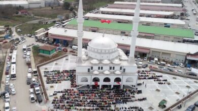 Gölcük Yeni Sanayi Camii, Kılınan Cuma Namazı İle İbadete Açıldı