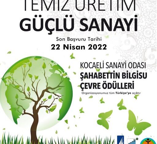 KSO Şahabettin Bilgisu Çevre Ödülleri’ne başvurular uzatıldı