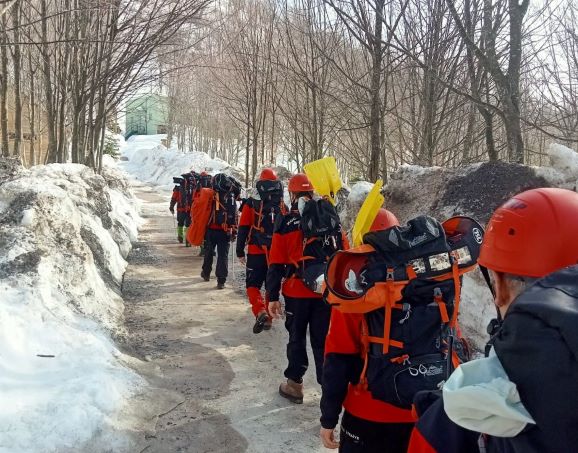 Büyükşehir İtfaiyesinden zorlu kış tatbikatı