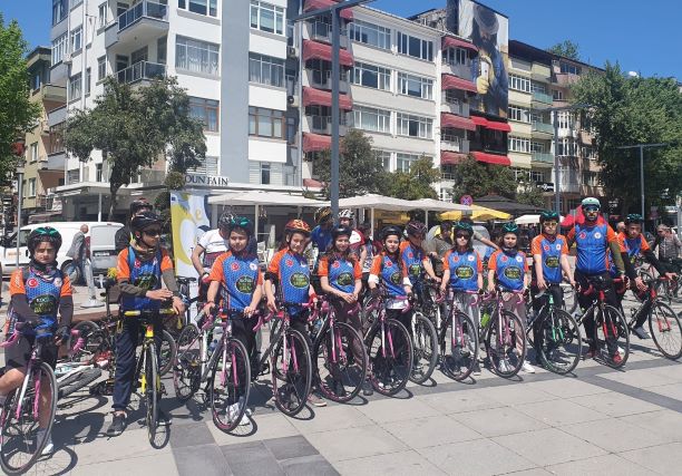 Avrupa Günü bisiklet turuyla kutlandı